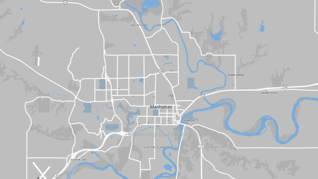 Transit Grade map of 66502, KS