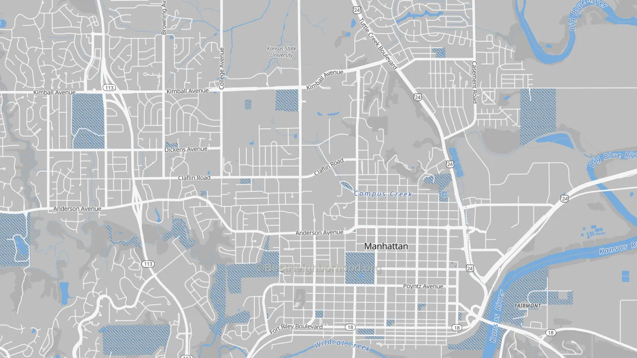 Transit Grade map of 66506, KS