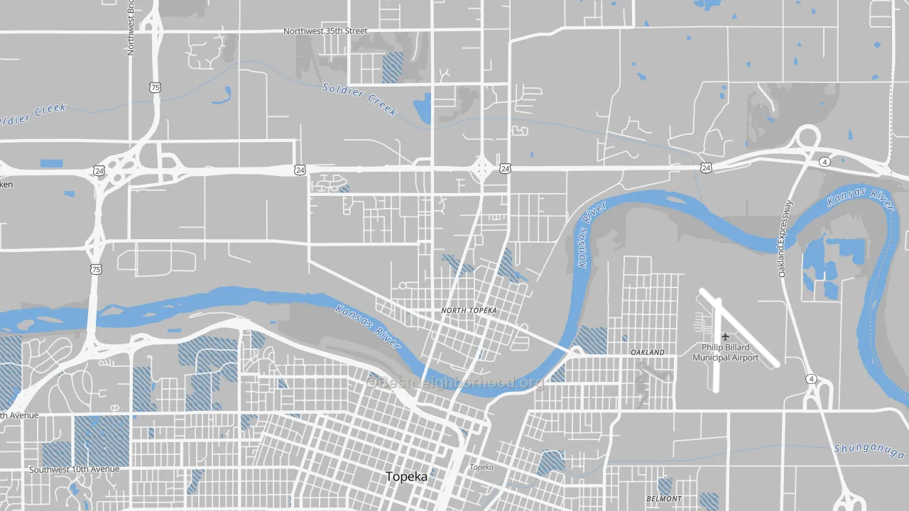Transit Grade map of 66608, KS