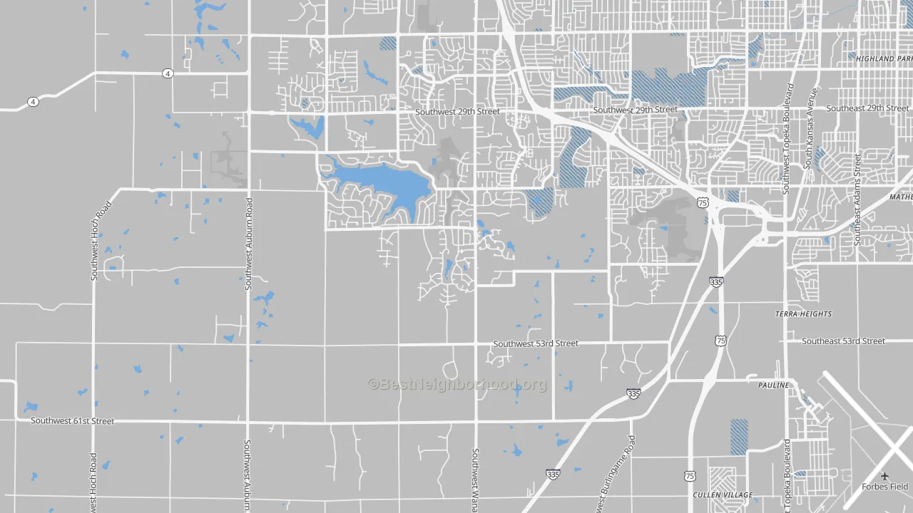 Transit Grade map of 66610, KS