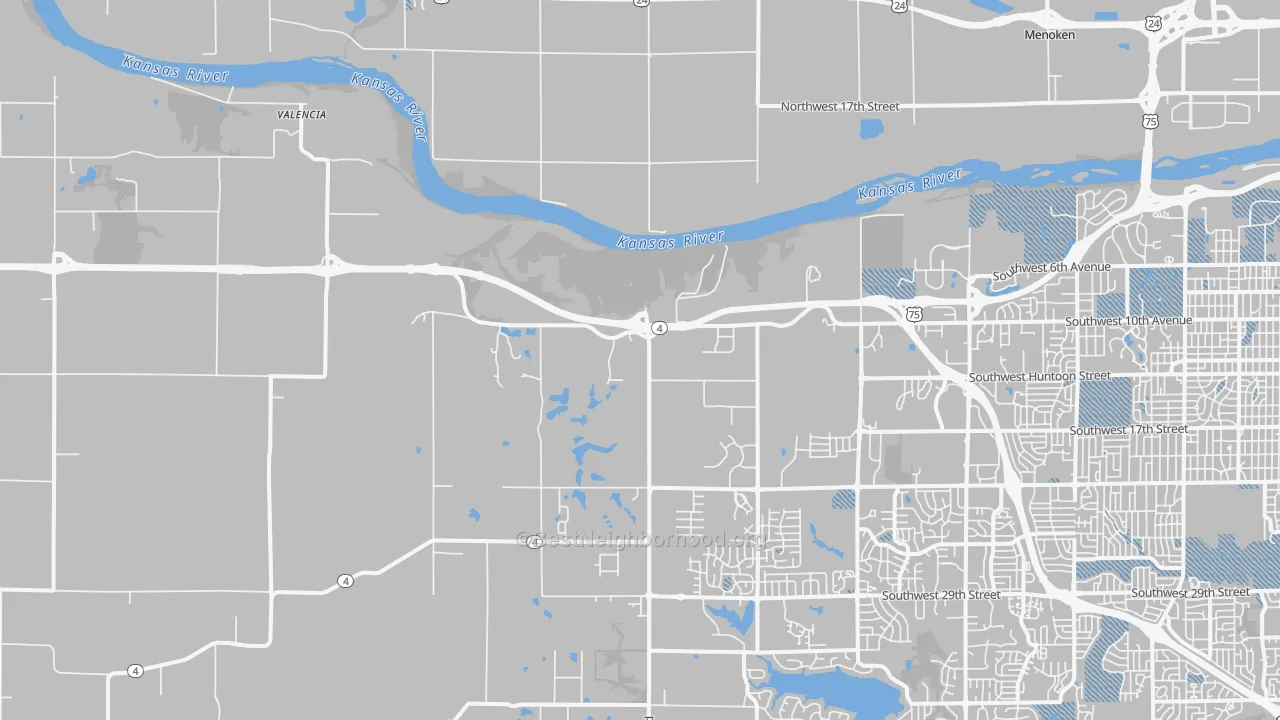 Transit Grade map of 66615, KS