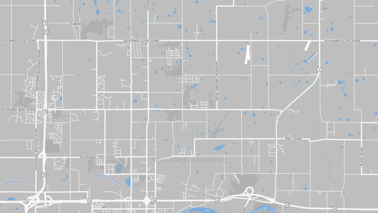 Transit Grade map of 66617, KS