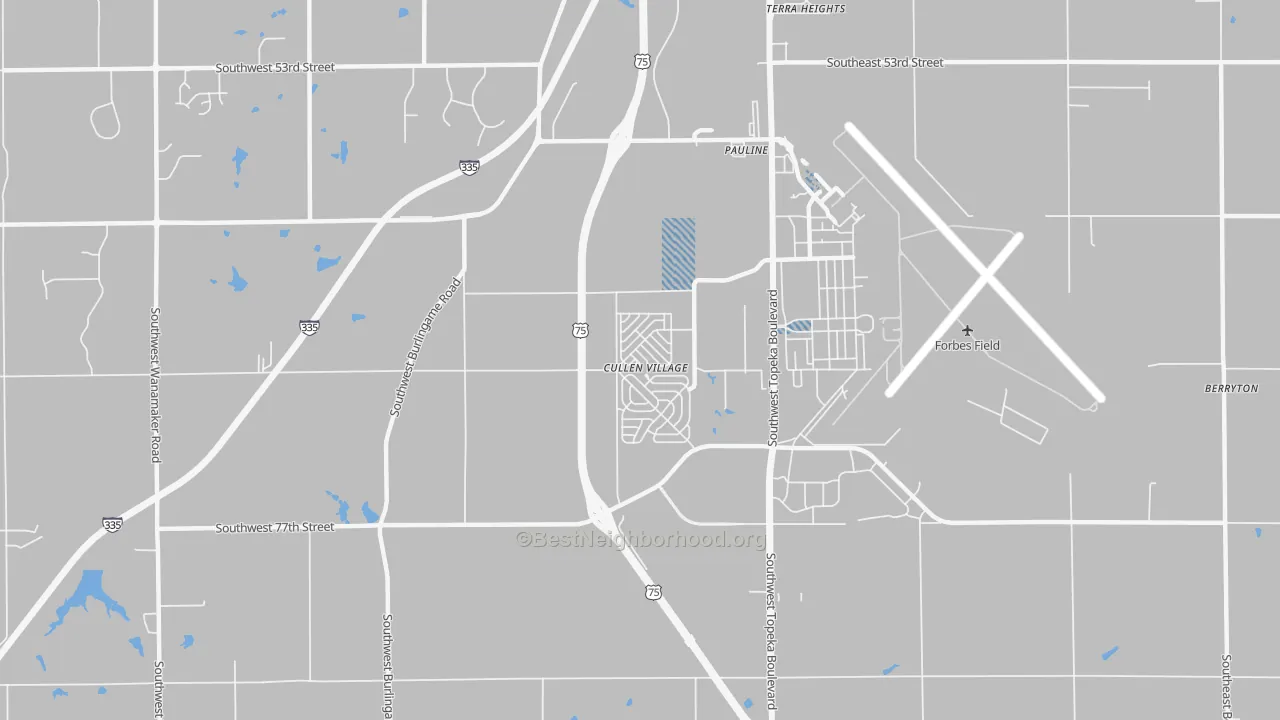 Transit Grade map of 66619, KS