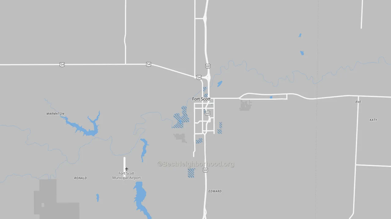 Transit Grade map of 66701, KS
