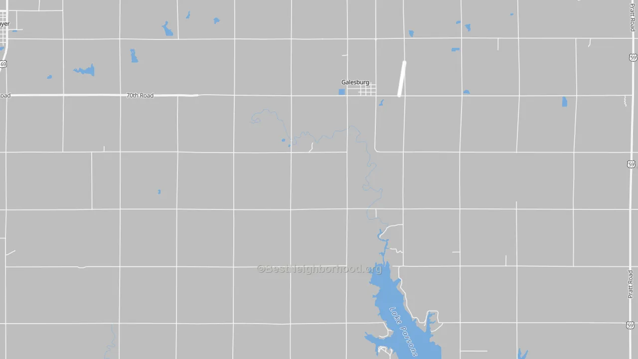 Transit Grade map of 66740, KS