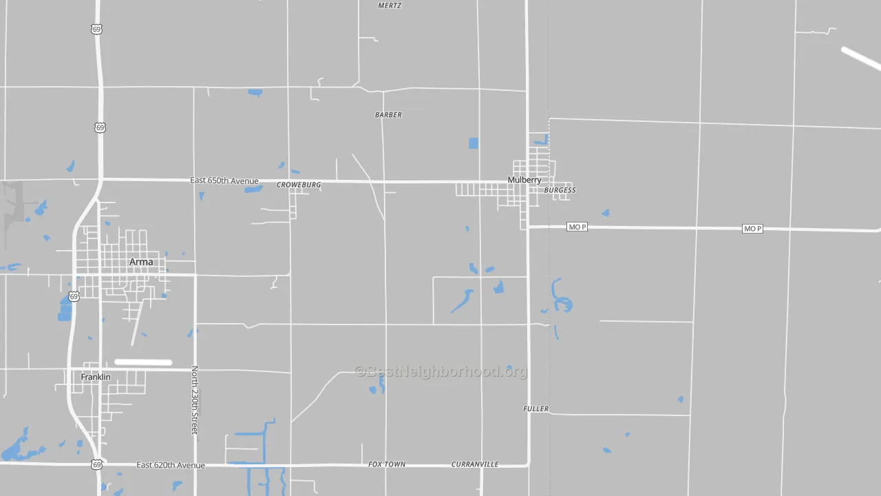 Transit Grade map of 66756, KS
