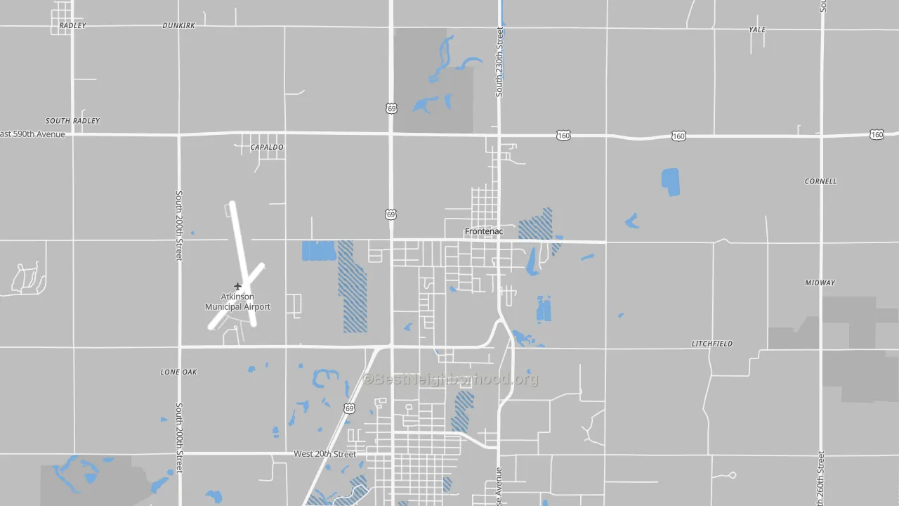 Transit Grade map of 66763, KS