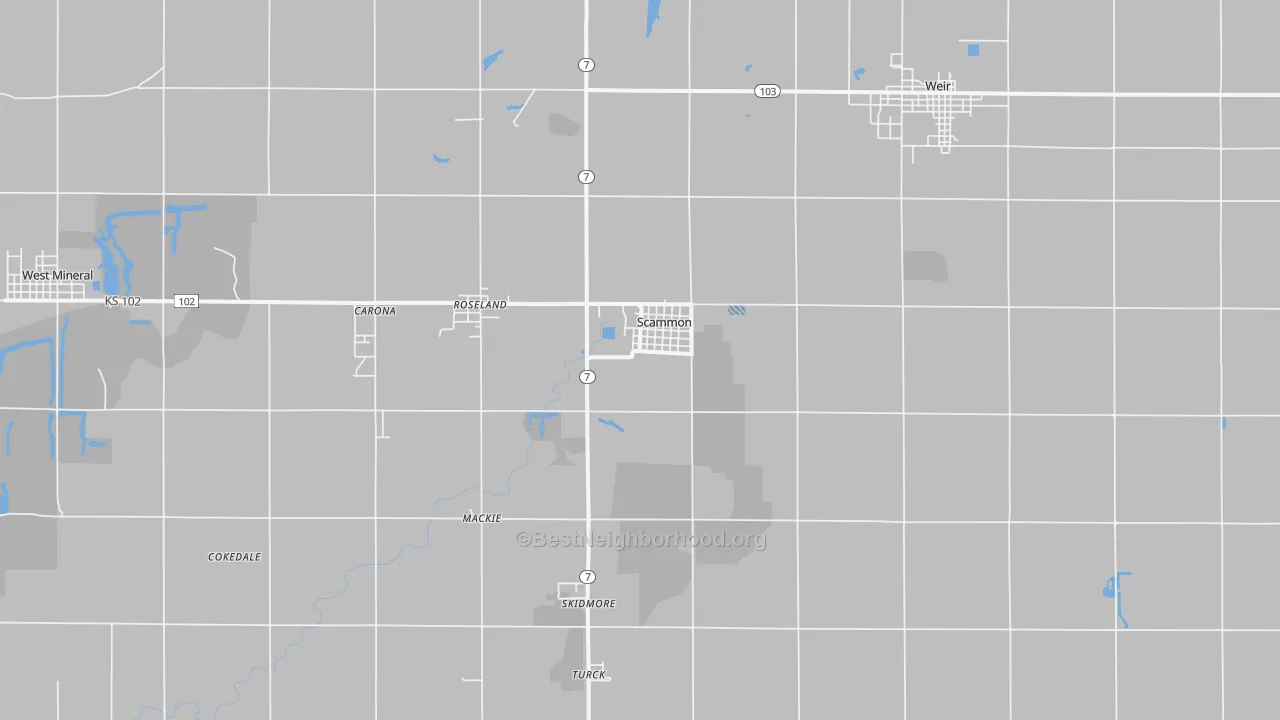 Transit Grade map of 66773, KS