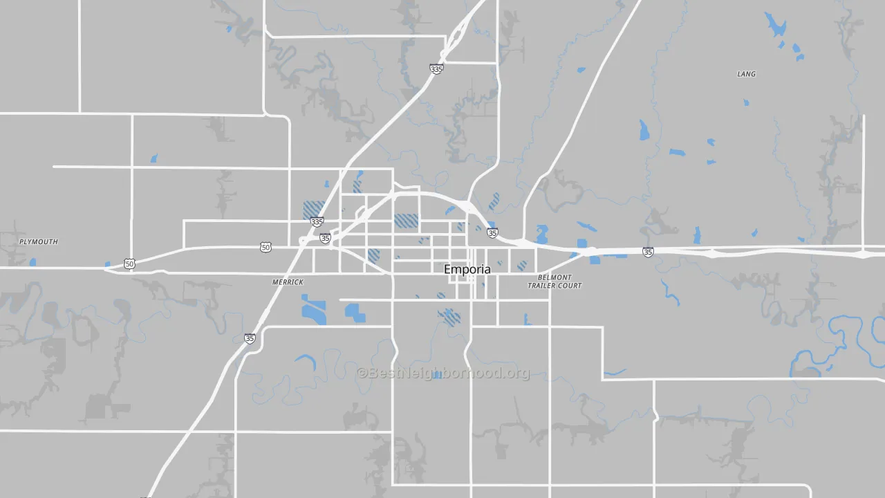 Transit Grade map of 66801, KS