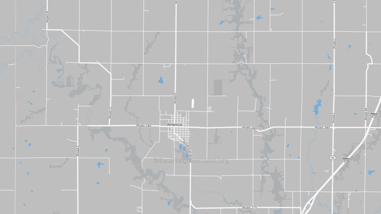 Transit Grade map of 66835, KS