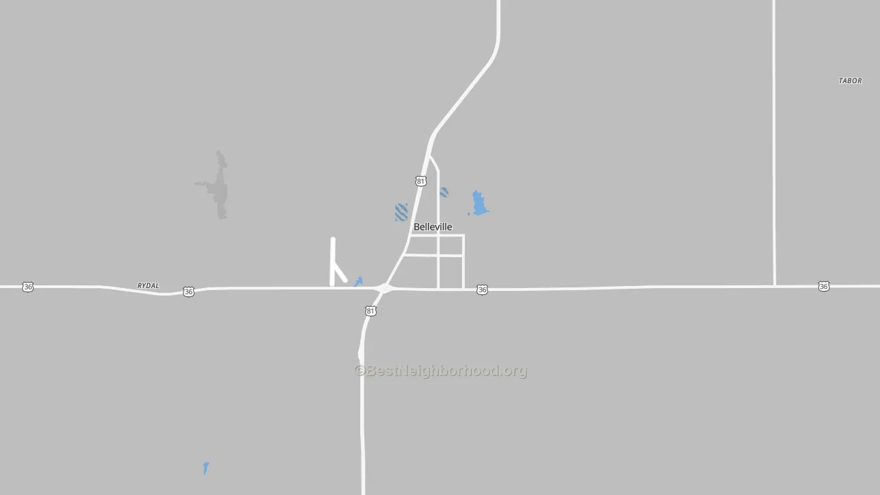 Transit Grade map of 66935, KS