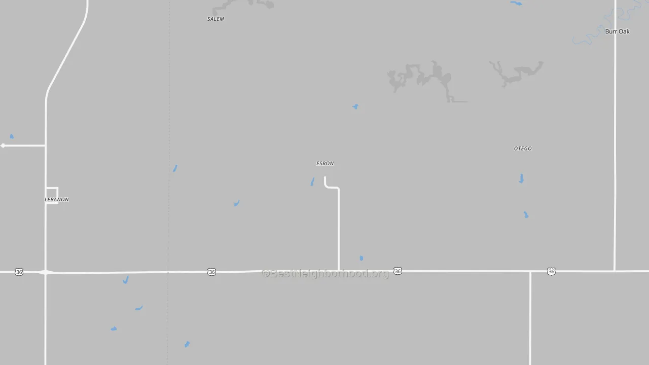 Transit Grade map of 66941, KS