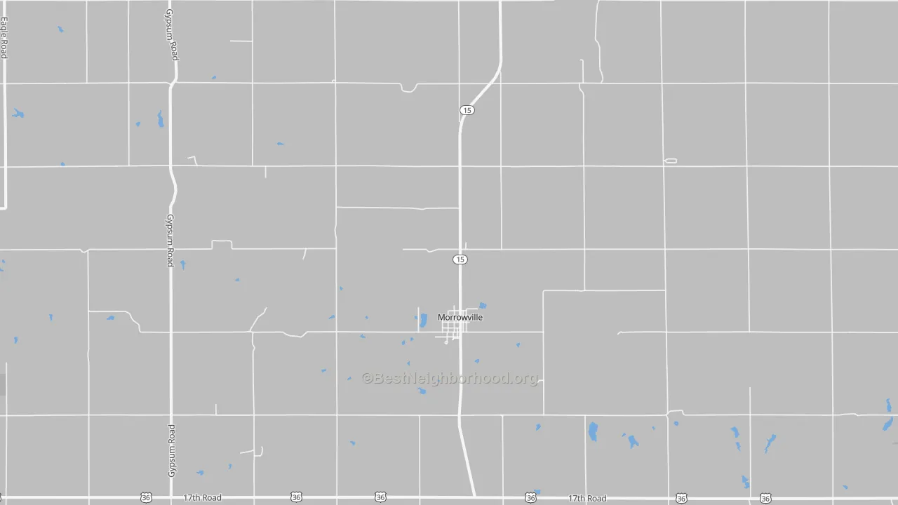 Transit Grade map of 66958, KS