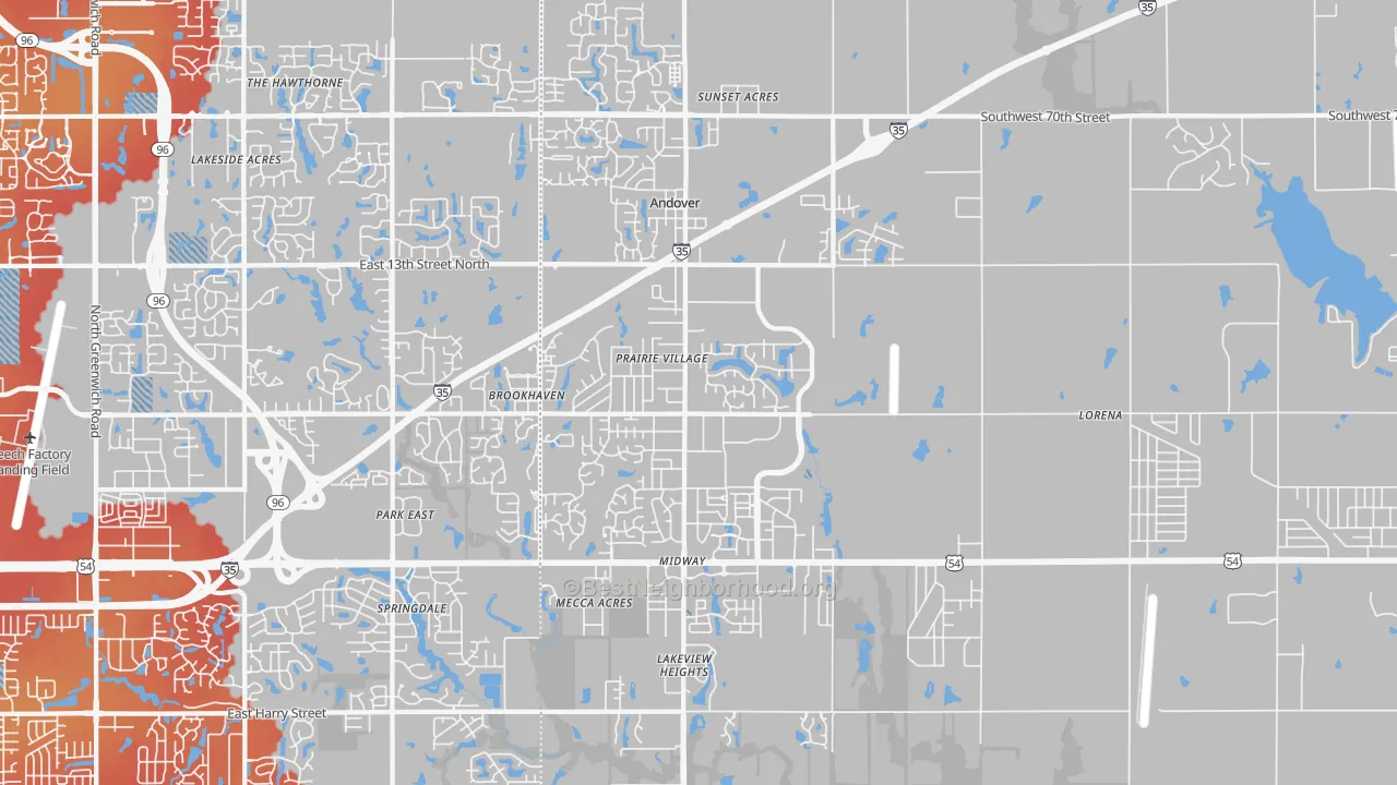Transit Grade map of 67002, KS