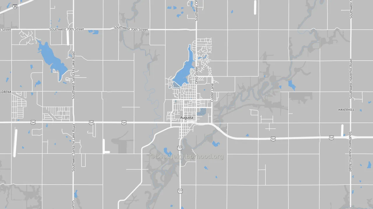 Transit Grade map of 67010, KS