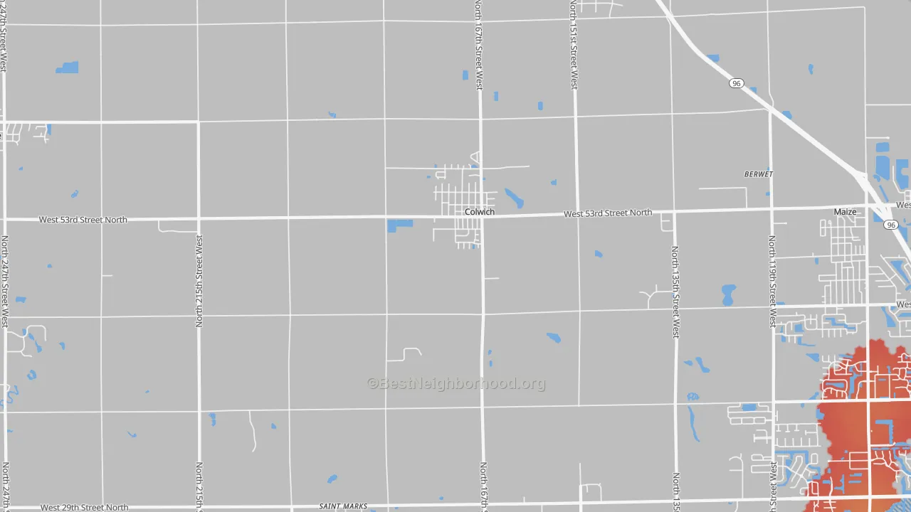Transit Grade map of 67030, KS