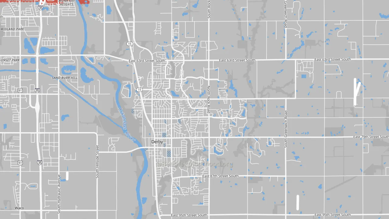 Transit Grade map of 67037, KS