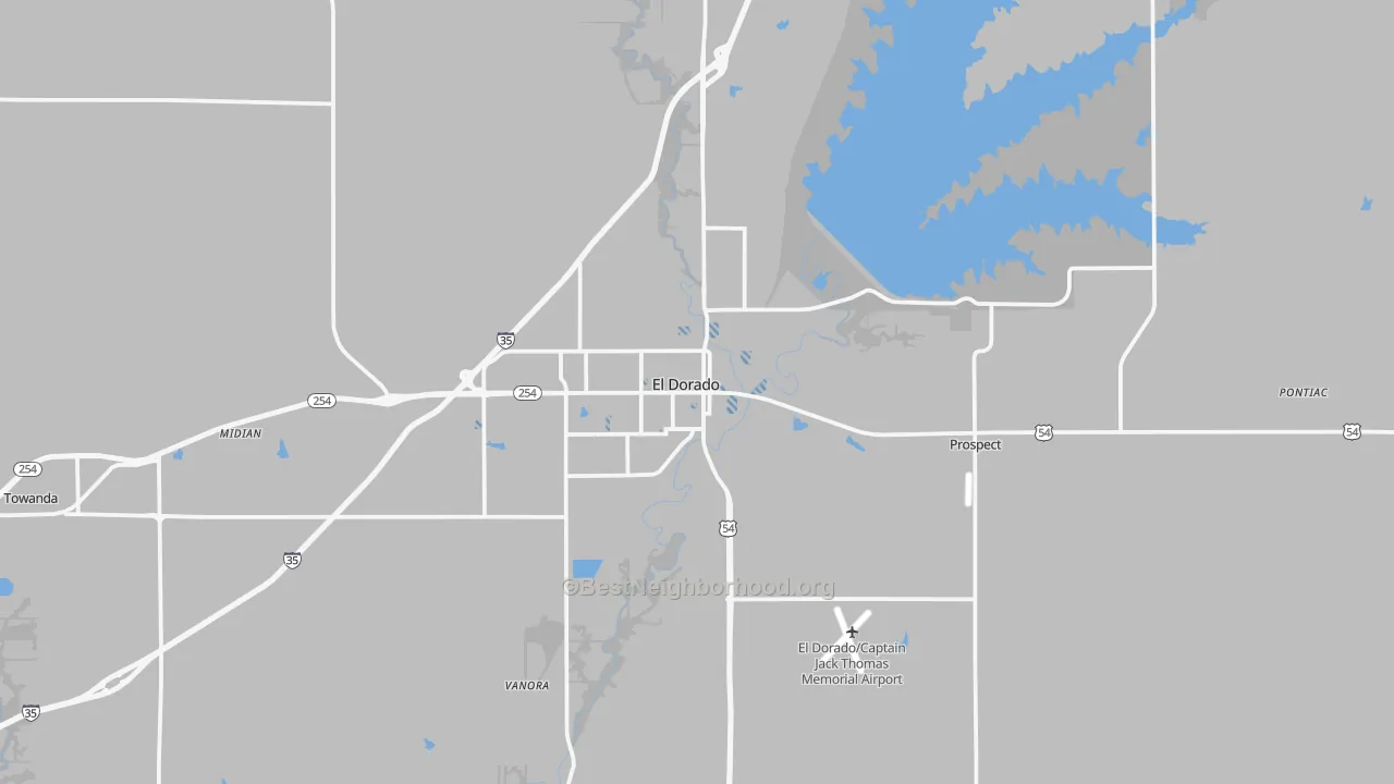 Transit Grade map of 67042, KS