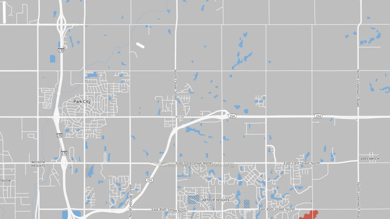 Transit Grade map of 67067, KS