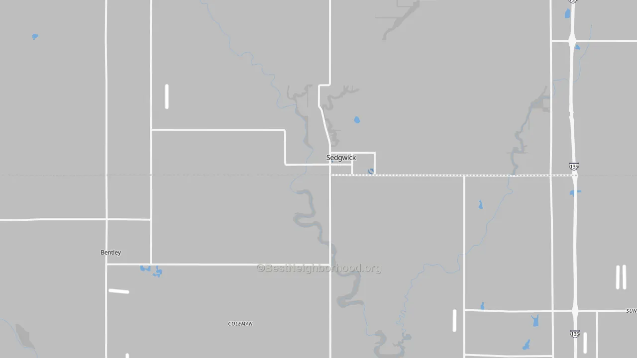 Transit Grade map of 67135, KS