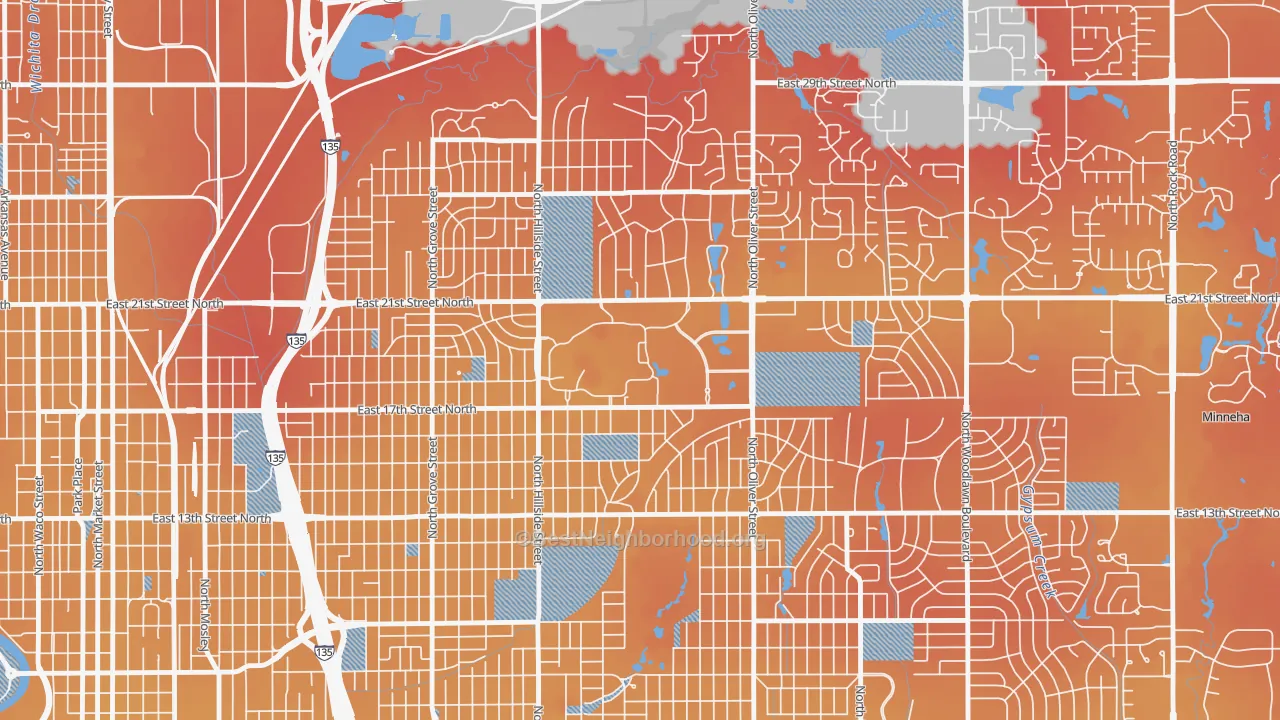 Transit Grade map of 67260, KS