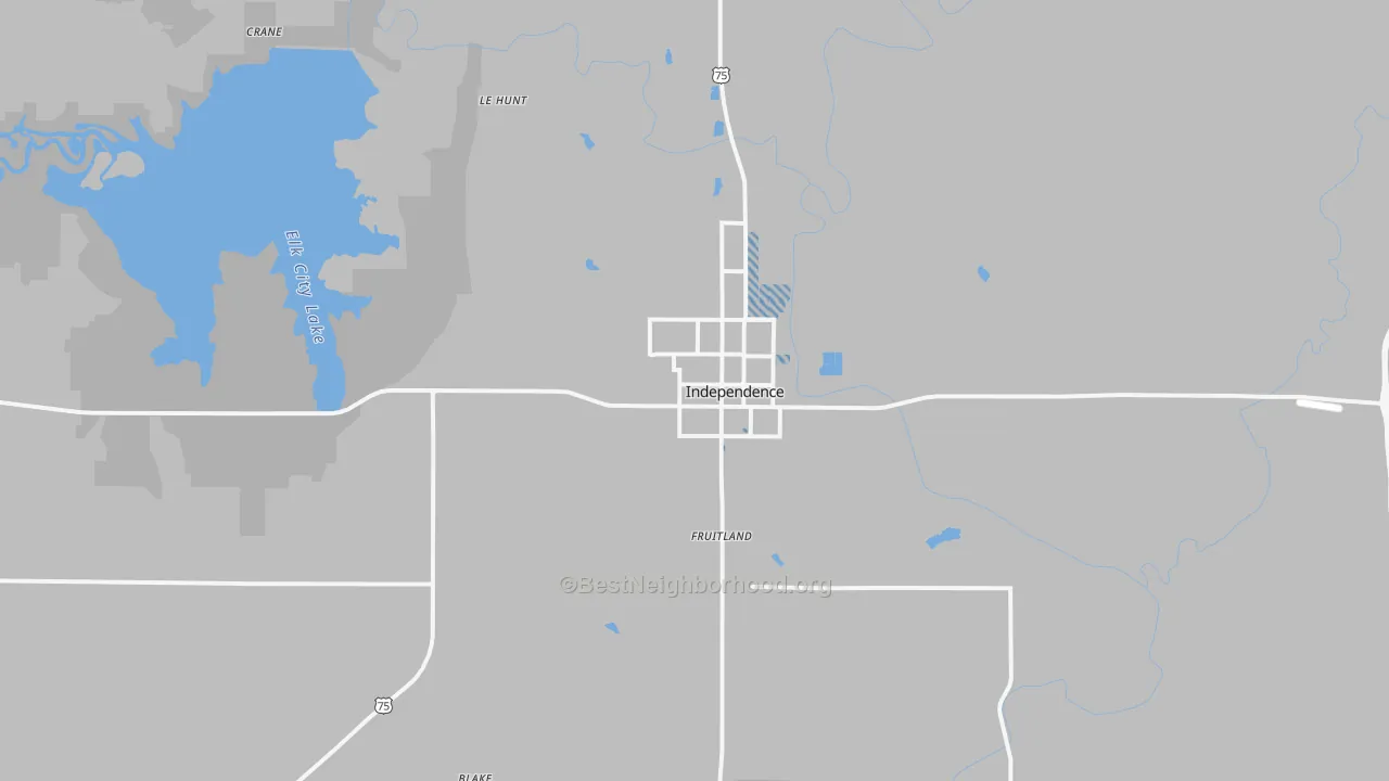 Transit Grade map of 67301, KS