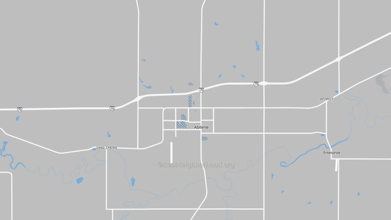 Transit Grade map of 67410, KS