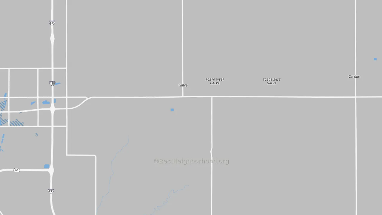 Transit Grade map of 67443, KS