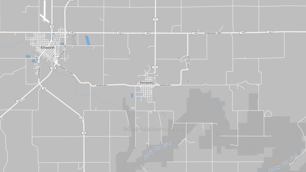 Transit Grade map of 67454, KS