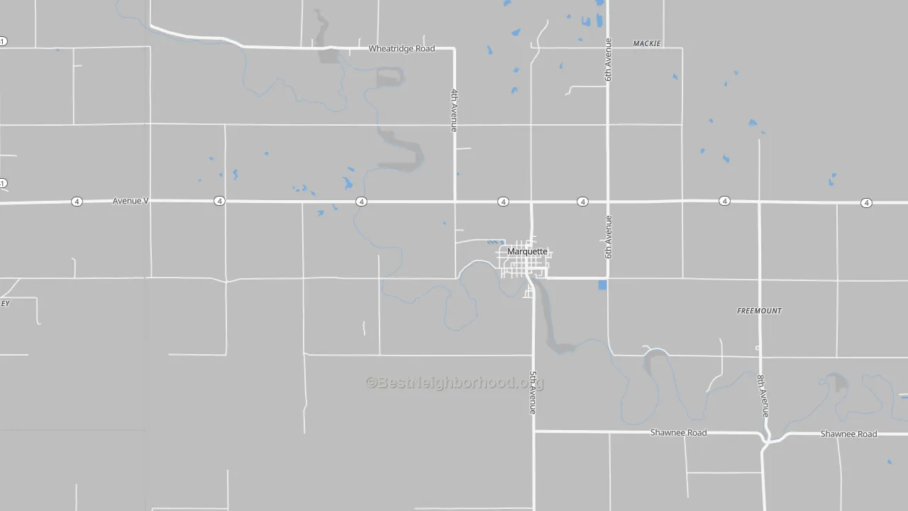 Transit Grade map of 67464, KS