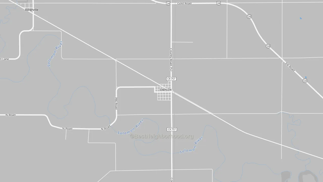 Transit Grade map of 67478, KS