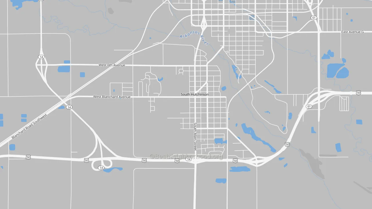 Transit Grade map of 67505, KS
