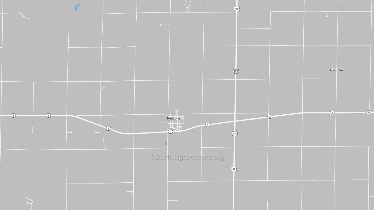 Transit Grade map of 67572, KS
