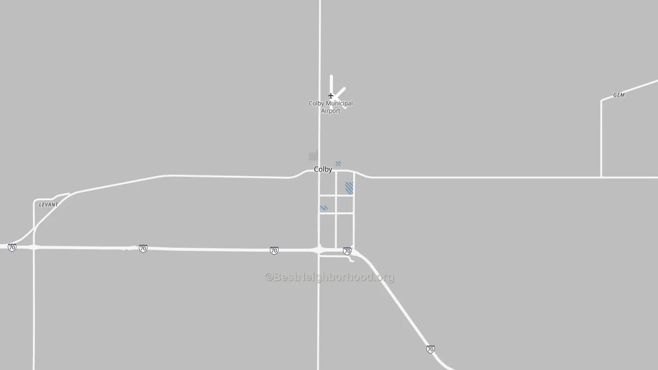 Transit Grade map of 67701, KS