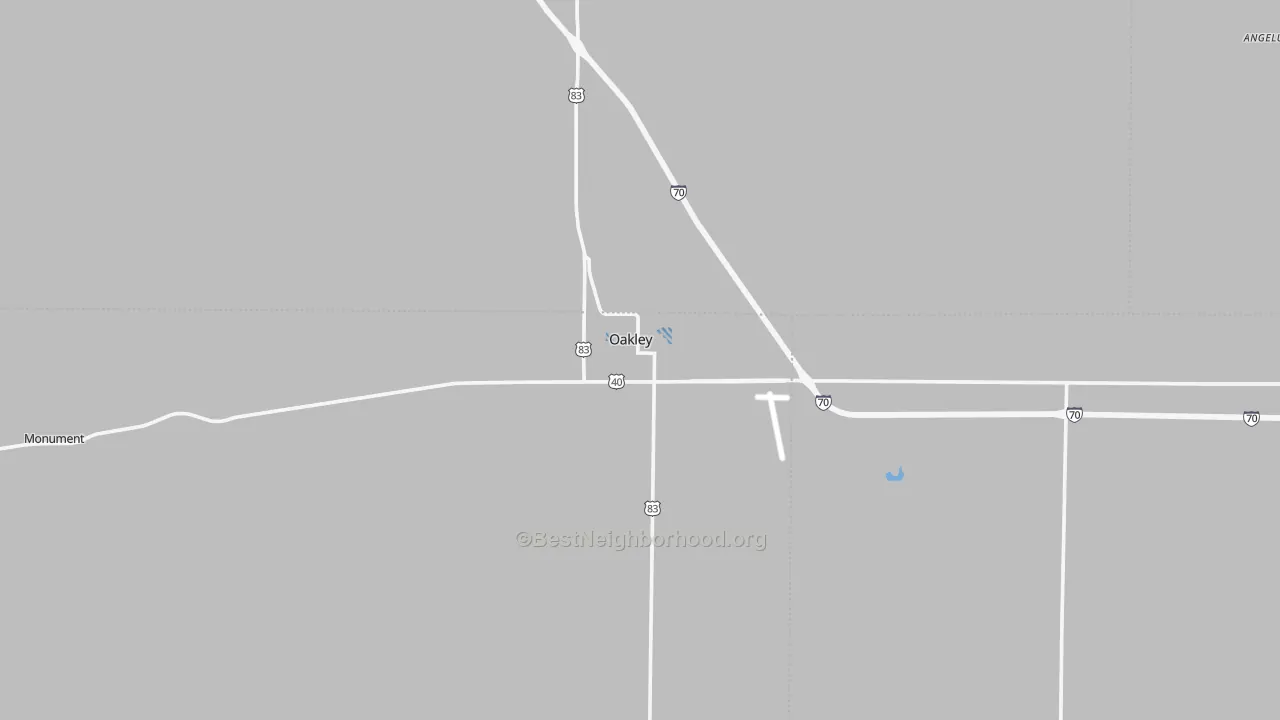 Transit Grade map of 67748, KS