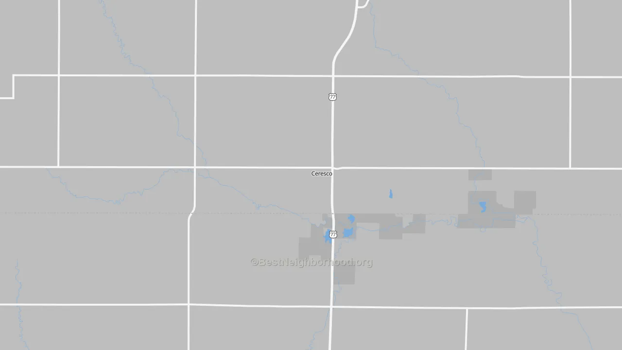 Transit Grade map of 68017, NE