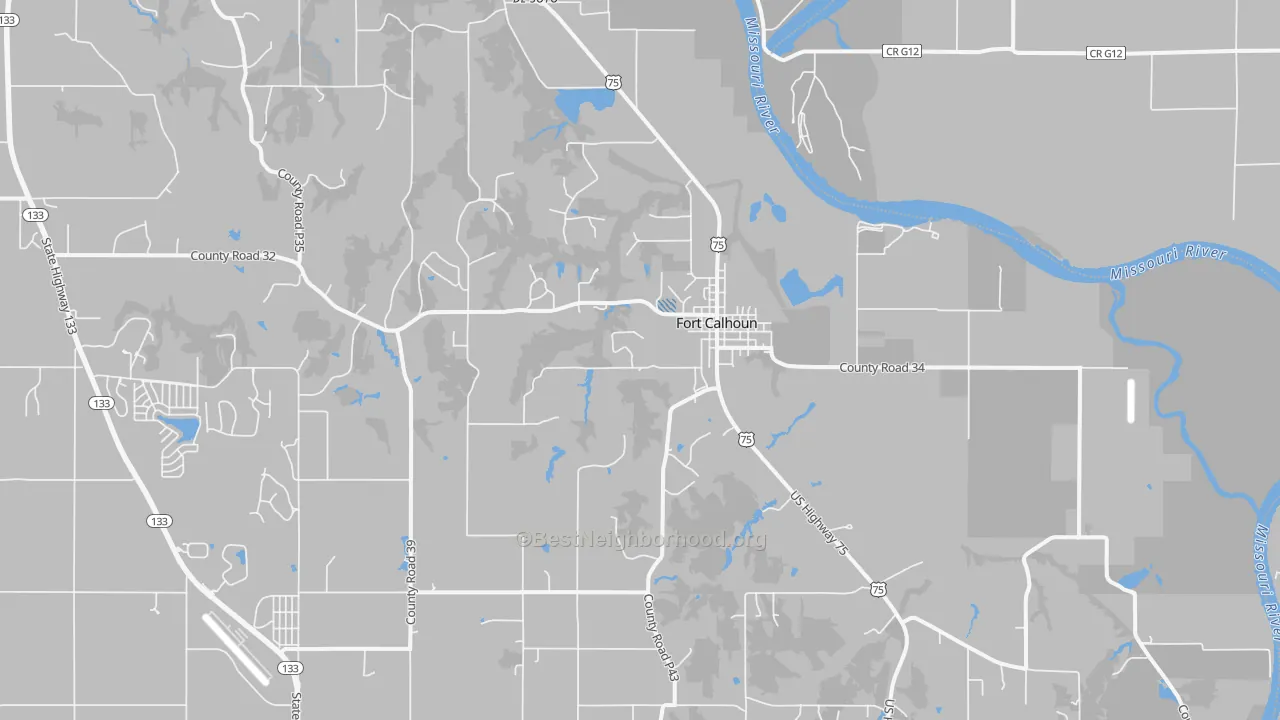 Transit Grade map of 68023, NE