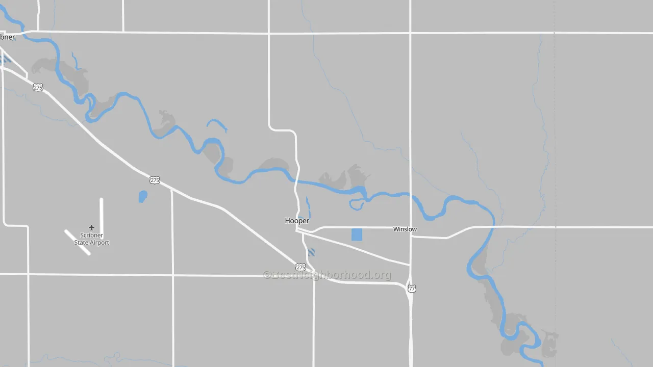 Transit Grade map of 68031, NE