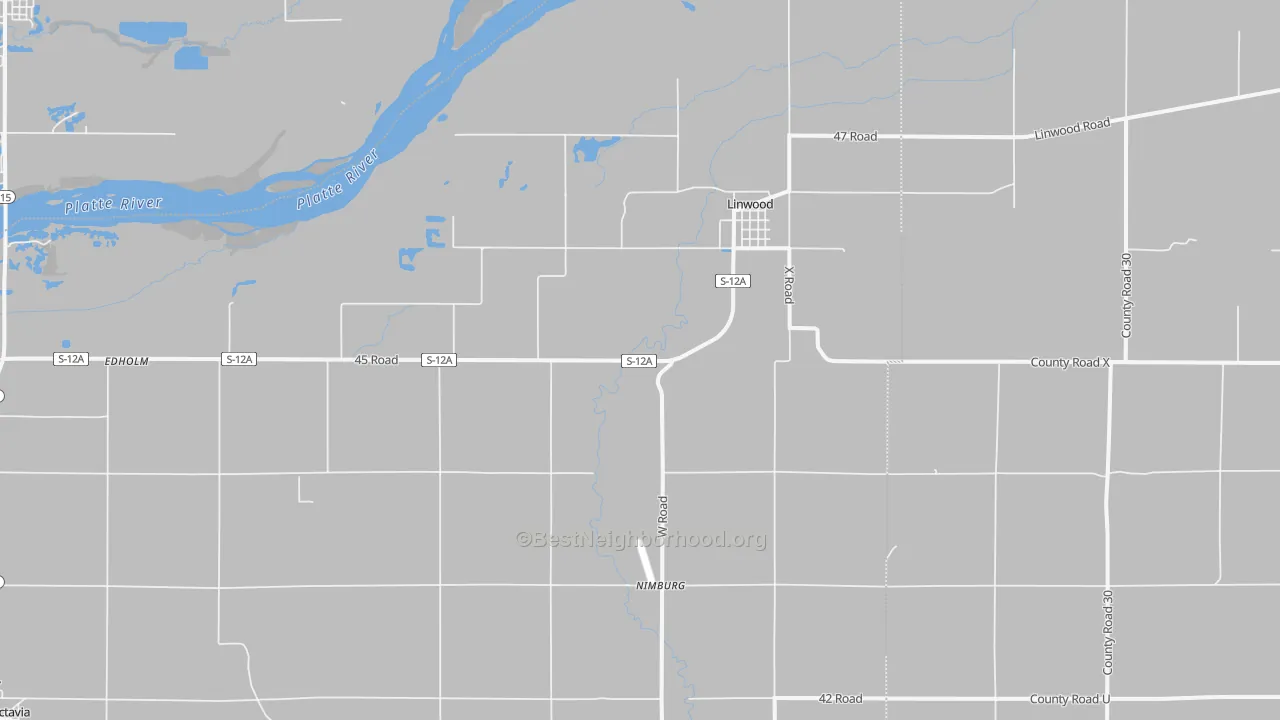 Transit Grade map of 68036, NE