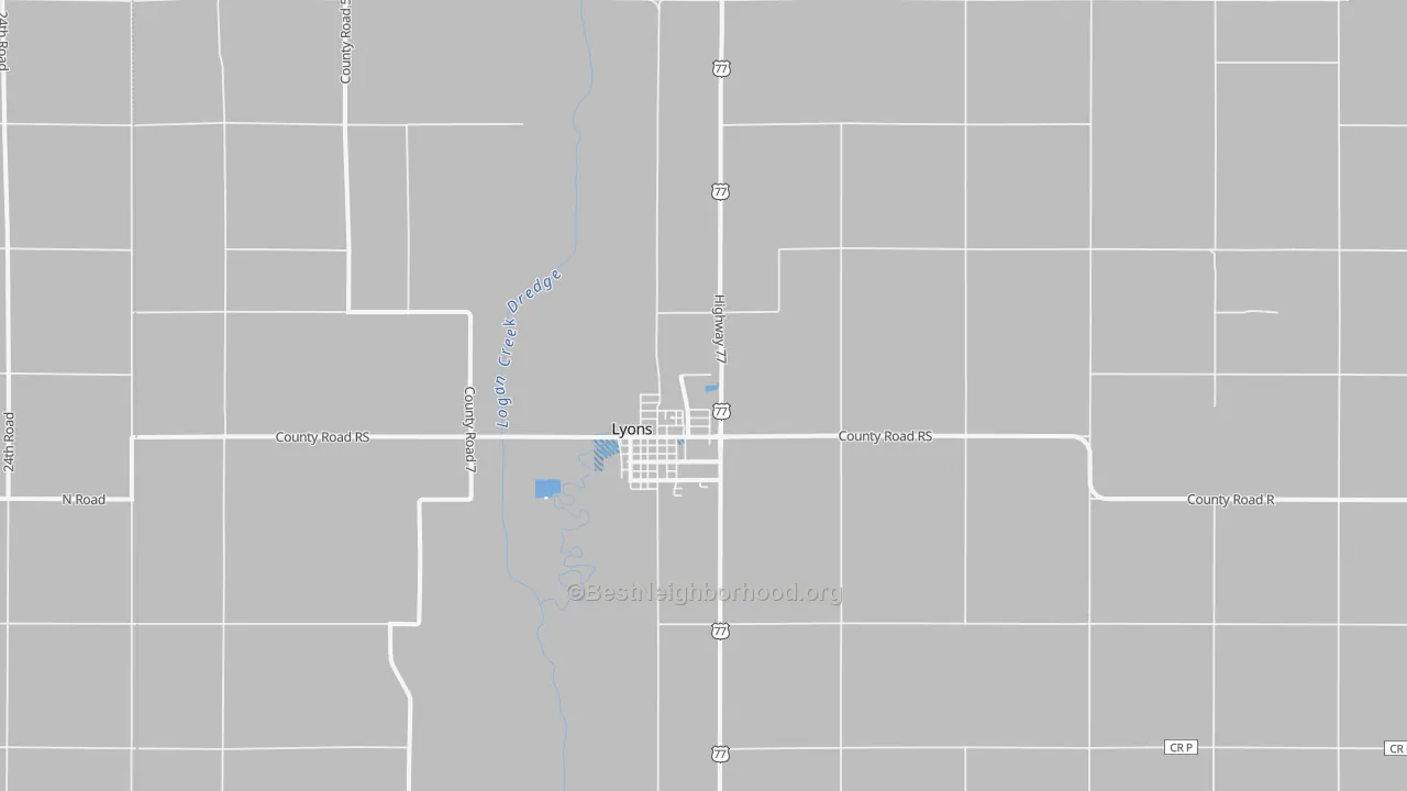 Transit Grade map of 68038, NE