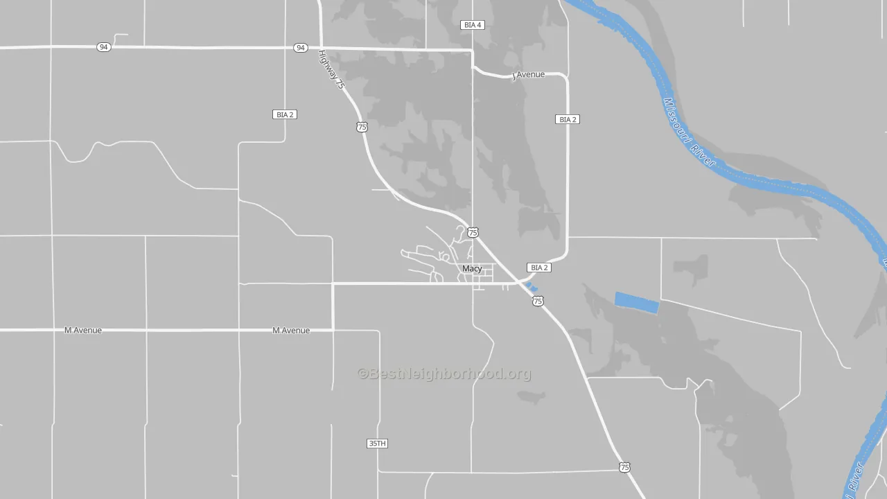 Transit Grade map of 68039, NE