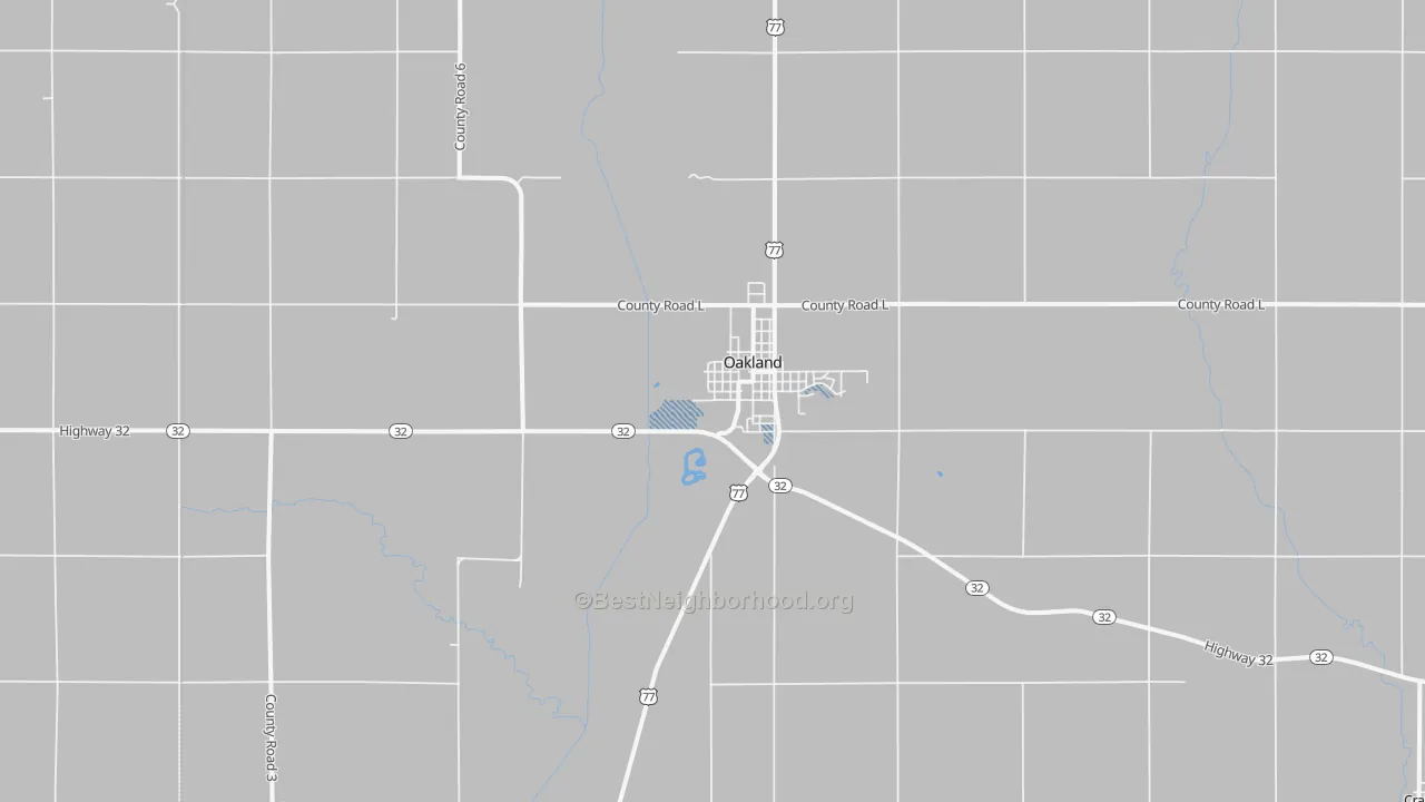 Transit Grade map of 68045, NE