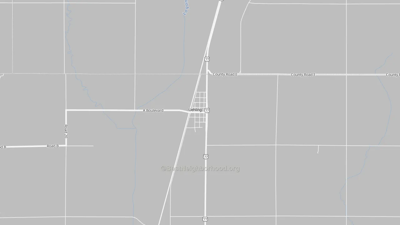 Transit Grade map of 68063, NE