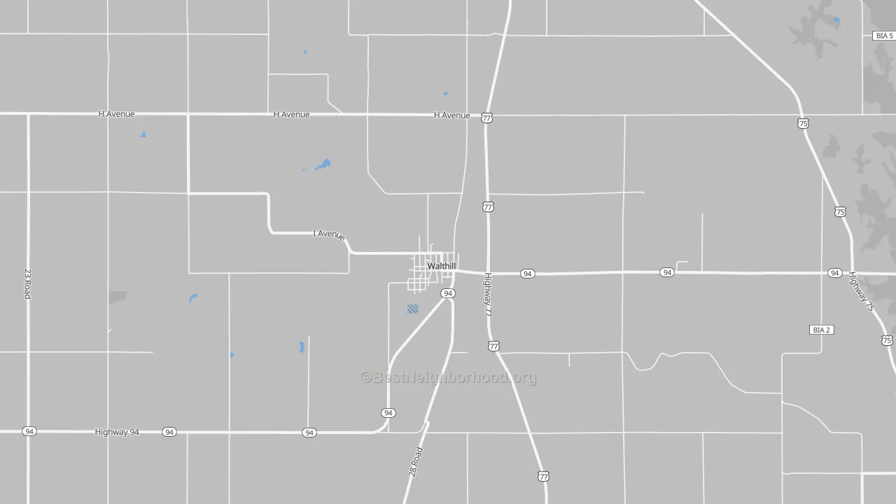 Transit Grade map of 68067, NE
