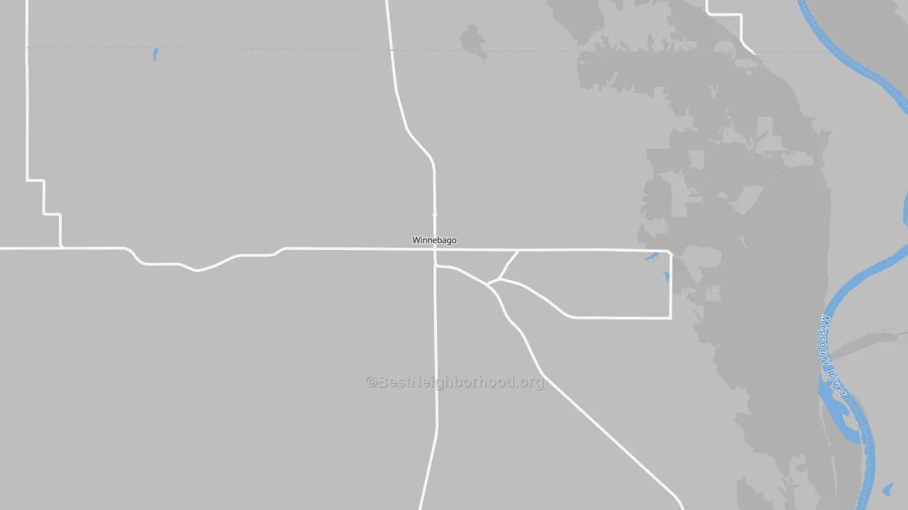 Transit Grade map of 68071, NE