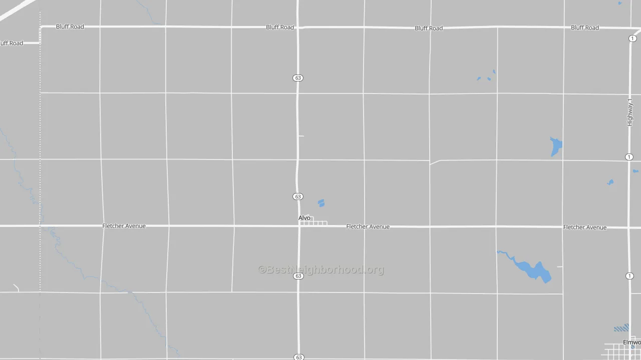 Transit Grade map of 68304, NE
