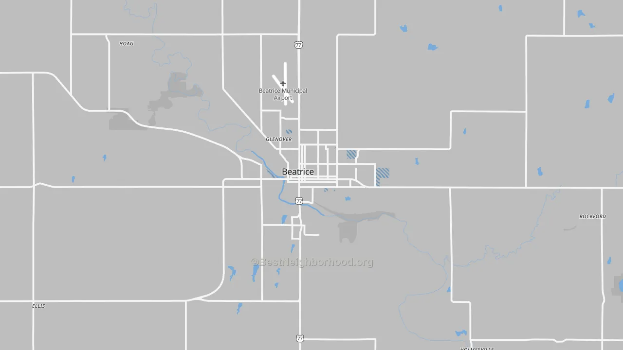 Transit Grade map of 68310, NE