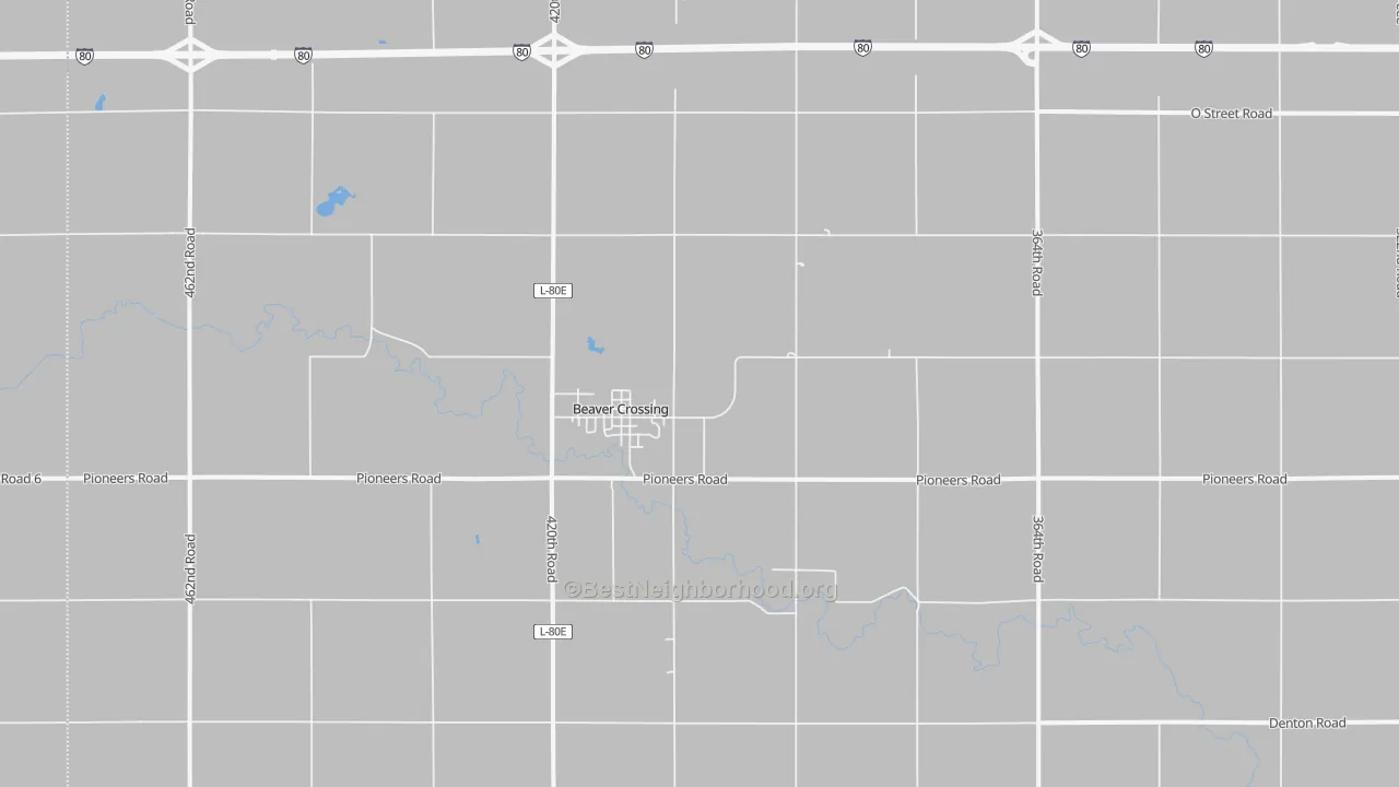 Transit Grade map of 68313, NE