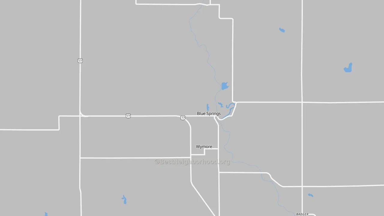 Transit Grade map of 68318, NE