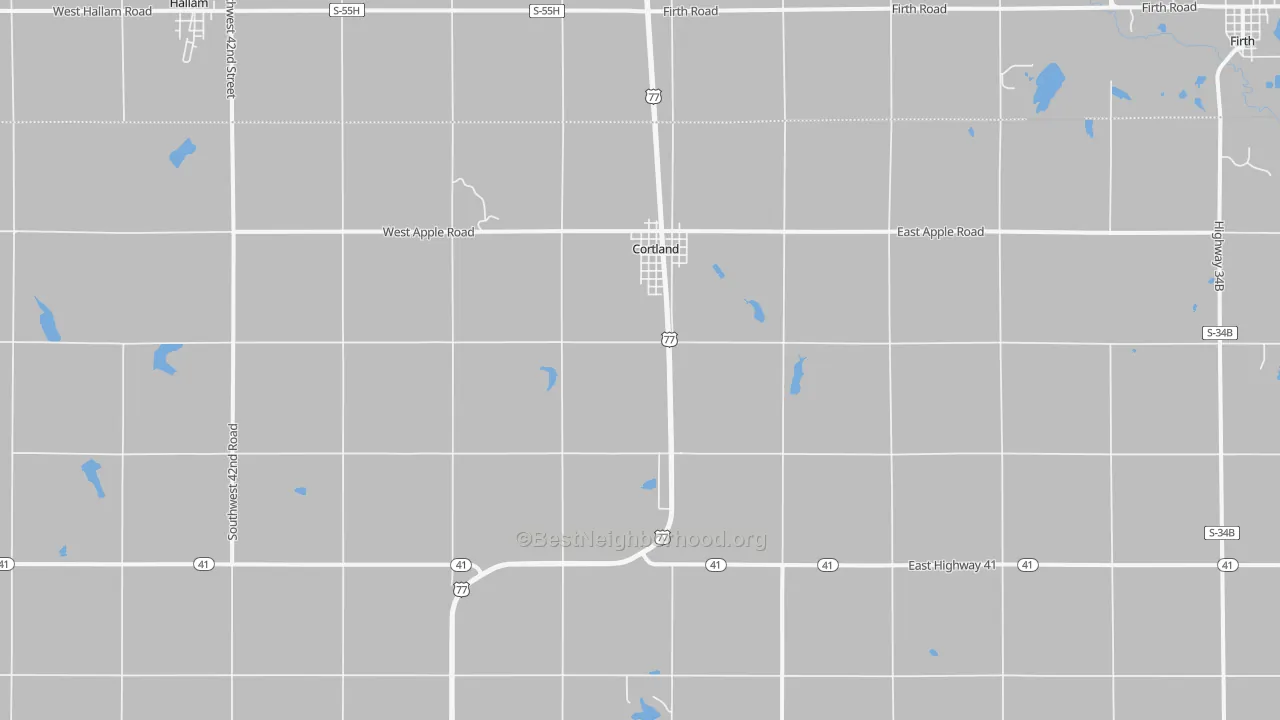 Transit Grade map of 68331, NE